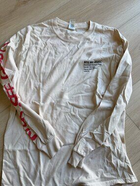 2018 Kids See Ghosts Long Sleeve T-Shirt Kanye West Kid Cudi - Size M